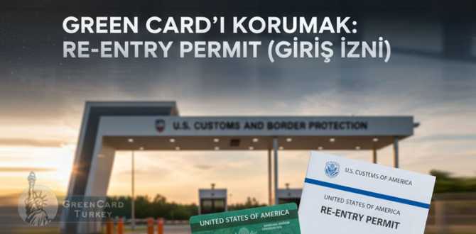 Green Card'ı Korumak: Re-Entry Permit (Giriş İzni) ve Green Card Yenileme (I-90 Formu) Süreçleri